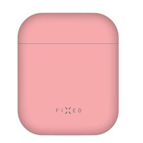 Etui / Pokrowiec FIXED Silky pro Apple Airpods 1 a 2 (FIXSIL-753-PI) Różowe