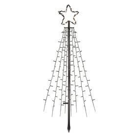 EMOS 180 LED vánoční strom kovový, 180 cm, venkovní i vnitřní, studená bílá, časovač (DCTC02) (vráceno - použito 8801312730)