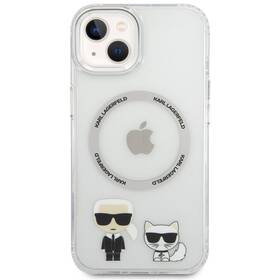 Karl Lagerfeld MagSafe Karl and Choupette na Apple iPhone 14 Plus (KLHMP14MHKCT) priehľadný
