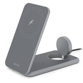 Bezprzewodowa ładowarka Epico Mag+ Foldable Charging Stand (9915111900090) Szara