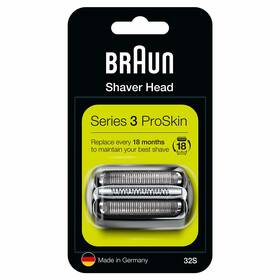 Braun Series3 - 32S Micro comb strieborné