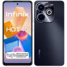 Telefon komórkowy Infinix Hot 40i 4 GB / 128 GB (X6528B128BLC) Czarny