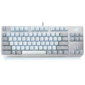 Klawiatura Asus ROG STRIX SCOPE TKL MOONLIGHT (90MP02B6-BKUA00) Biała