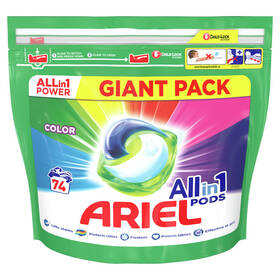 Ariel gelové kapsle Color 74ks