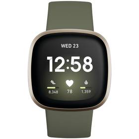 Fitbit Versa 3 - Olive Green/Soft Gold Aluminum (FB511GLOL)
