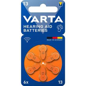 Varta Hearing Aid Battery 13, blistr 6ks (24606101416)