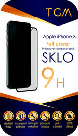 Szkło ochronne TGM Full Cover na Apple iPhone X/Xs/11 Pro (TGMAPIPXBL) Czarne