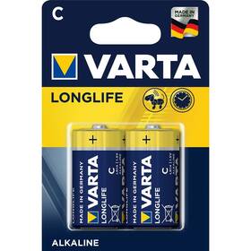 Batéria alkalická Varta Longlife C, LR14, blister 2ks (4114101412)
