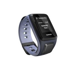 Zegarek z GPS Tomtom Runner 2 Cardio + Music (S) (1RFM.001.02) Niebieskie/Purpurowe