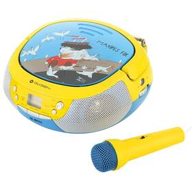Rádioprijímač s CD GoGEN Maxipes Fík MAXIPREHRAVAC B modrý/žltý