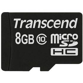 Transcend MicroSDHC 8GB Class10 (TS8GUSDC10)
