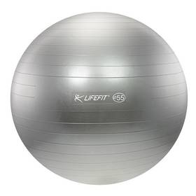 Piłka gimnastyczna LIFEFIT ANTI-BURST 55 cm Srebrny