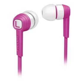 Słuchawki Philips SHE7050PK - douszne Biała/Różowa