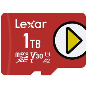 Lexar PLAY microSDXC 1TB UHS-I, (160R/100W) C10 A2 V30 U3 (LMSPLAY001T-BNNNG)