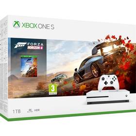 Herní konzole Microsoft Xbox One S 1 TB + Forza Horizon 4 (234-00561)