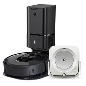 Robotický vysávač iRobot Roomba i7+ / Braava jet m6 čierny/biely