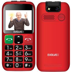 Evolveo EasyPhone EB (EP-850-EBR) červený (lehce opotřebené 8802032100)