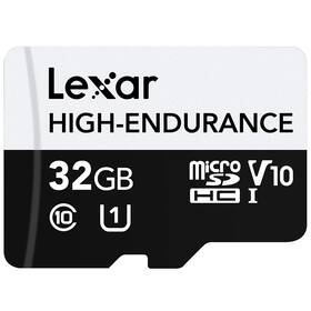 Lexar High-Endurance microSDHC 32GB UHS-I, (100R/30W) C10 A1 V10 U1 (LMSHGED032G-BCNNG)