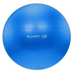 Piłka gimnastyczna LIFEFIT ANTI-BURST 75 cm Niebieski
