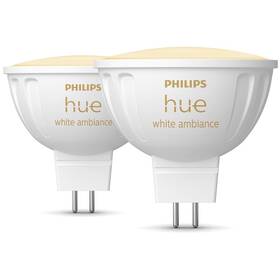 Philips Hue 5,1 W, MR16, GU5,3, White Ambiance, 2 ks (929003575202)
