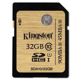 Karta pamięci Kingston MicroSDHC 32GB Class 10 UHS-1 U1 + adapter (SDCA10/32GB)