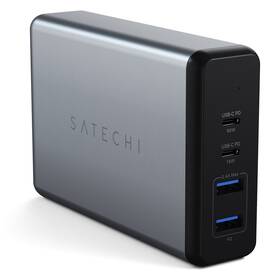 Ładowarka sieciowa Satechi 108W Type-C MultiPort, 1x USB-C PD, 2x USB 3.0, 1x Qualcomm 3.0 (ST-TC108WM) Szara