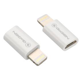 GoGEN Lightning (M) / micro USB (F) (8PMICMF01) bílá (jako nové 8802165485)