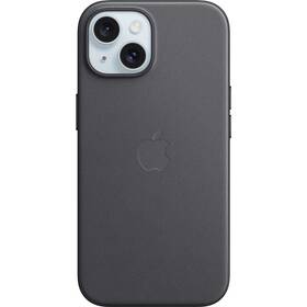 Apple FineWoven Case s MagSafe pro iPhone 15 - černý (MT393ZM/A)