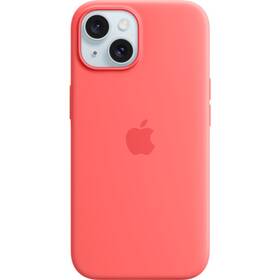 Obudowa dla telefonów komórkowych Apple Silicone Case s MagSafe pro iPhone 15 - světle melounový (MT0V3ZM/A)