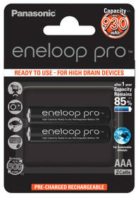 Panasonic Eneloop Pre AAA, HR03, 930mAh, Ni-MH, blister 2ks (BK-4HCDE/2BE)