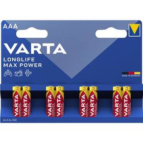 Varta Longlife Max Power AAA, LR03, blister 8ks (4703101418)