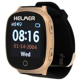 Inteligentny zegarek Helmer LK 705 z lokalizatorem GPS (Helmer LK 705) Jasno brązowy