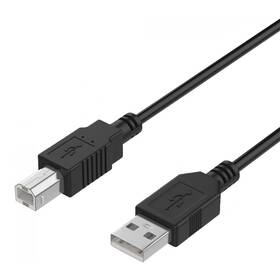 WG USB/USB-B, 3m (9688) čierny