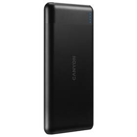 Powerbank Canyon PB-10007B, 10000 mAh, QC 3.0, USB-C PD 18W (CNE-CPB1007B) Czarna