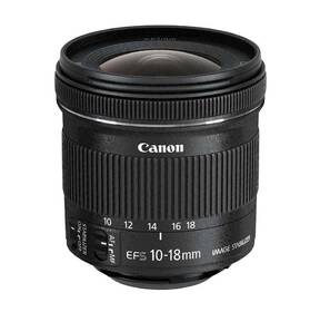 Canon EF-S 10-18 mm f/4.5-5.6 IS STM + EW73C + LC kit (9519B009) černý