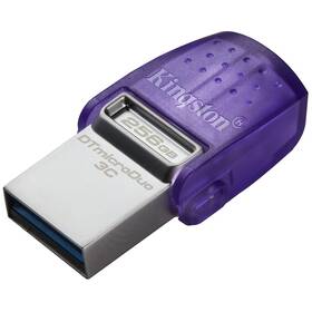 USB Flash Kingston DataTraveler microDuo 3C 256GB (DTDUO3CG3/256GB) fialový