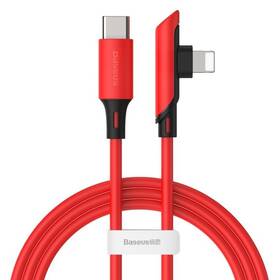 Baseus USB-C/Lightning, PD 18W, 1,2m (CATLDC-A09) červený