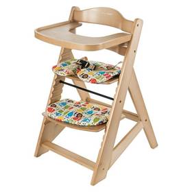 Rostoucí židlička Sun Baby Woody natural dřevěná