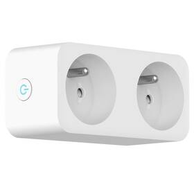 IMMAX NEO SMART 2 zásuvka (FR)/ 16A/ Zigbee/ Google Assistant/ Amazon Alexa/ LIDL/ TUYA (07752L)