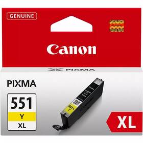 Inkoustová náplň Canon CLI-551XL Y, 685 stran (6446B001) žlutá