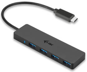 USB Hub i-tec USB-C / 4x USB 3.0 (C31HUB404) čierny