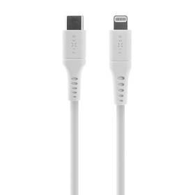 Kabel FIXED Liquid silicone USB-C/Lightning s podporou PD, MFi, 1,2m (FIXDLS-CL12-WH) Biały