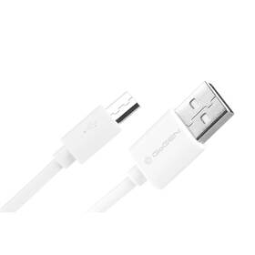 GoGEN USB/micro USB, 0,9m (MICUSB 100 MM11) biely