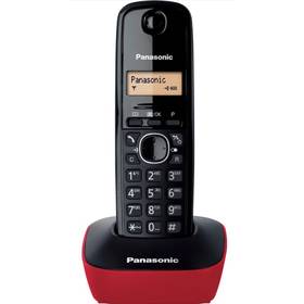 Telefon stacjonarny Panasonic KX-TG1611FXR (362960) Czerwony