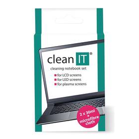 Clean IT roztok na notebooky s utěrkou, 2x30ml (CL-182)