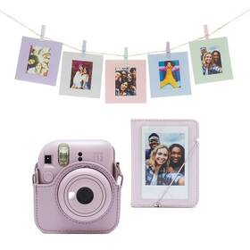 Instantný fotoaparát Fujifilm Instax mini 12 Darčekové balenie fialový