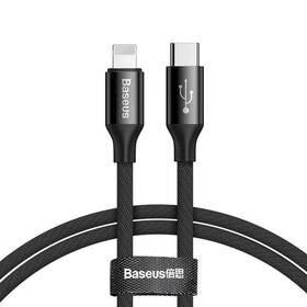 Baseus Yiven Series USB-C/Lightning, 2m (CATLYW-D01) čierny