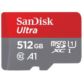 SanDisk Micro SDXC Ultra Android 512GB UHS-I U1 (120W/20W) + adapter (SDSQUA4-512G-GN6MA)
