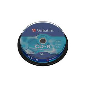 Disk Verbatim Extra Protection CD-R DL 700MB/80min, 52x, 10-cake (43437)