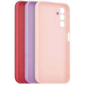 FIXED Story na Samsung Galaxy A14/A14 5G (FIXST-1072-3SET1) červený/ružový/fialový